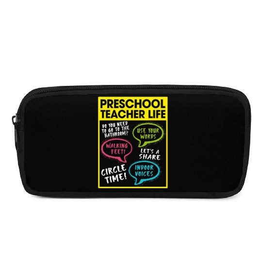 Preschool Teacher Life Pencil Cases