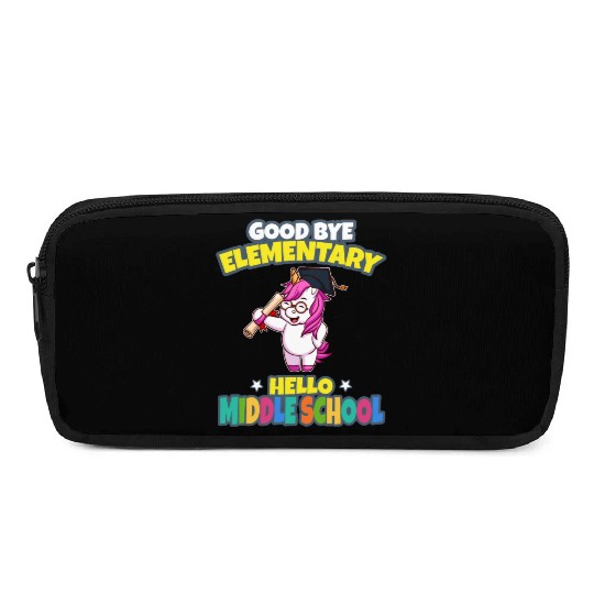 Good Bye Elementary Hello Middle School Graduation Pencil Cases