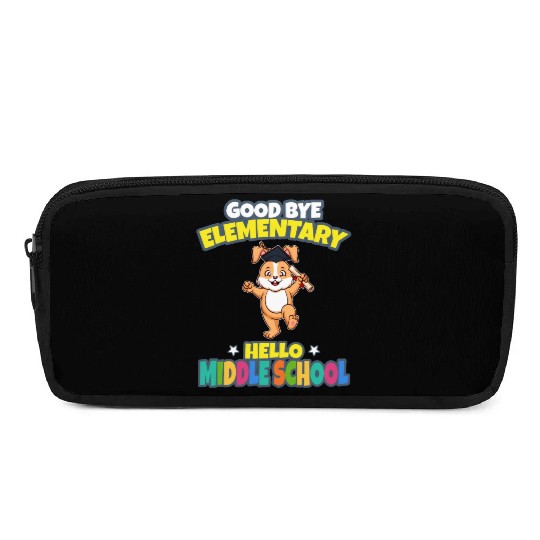 Good Bye Elementary Hello Middle School Graduation Pencil Cases