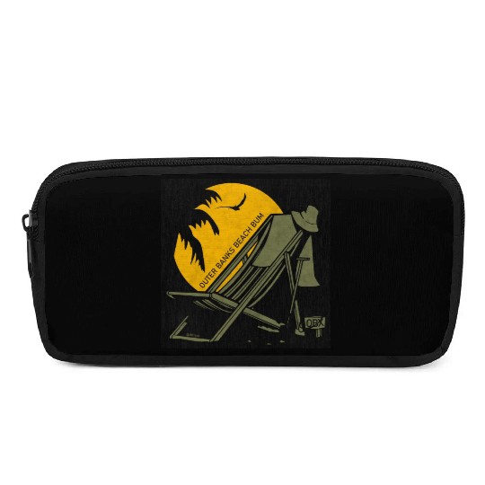 OBX Beach B OBX Army Green Black Vintage Pencil Cases