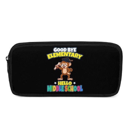 Good Bye Elementary Hello Middle School Graduation Pencil Cases