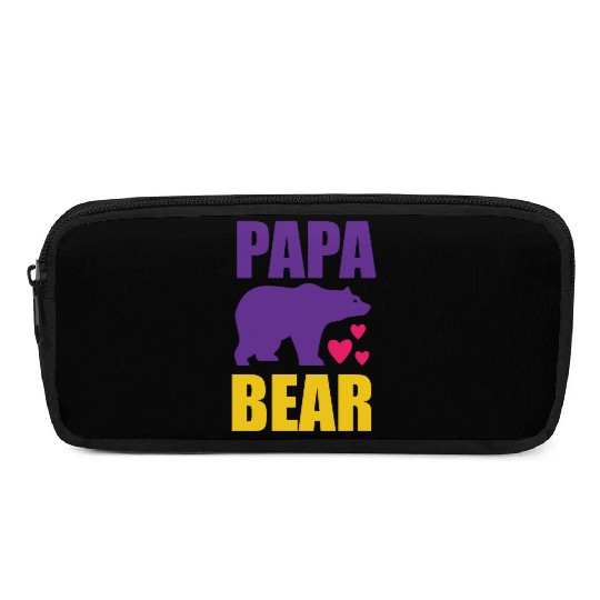Papa bear funny fathers day Pencil Cases