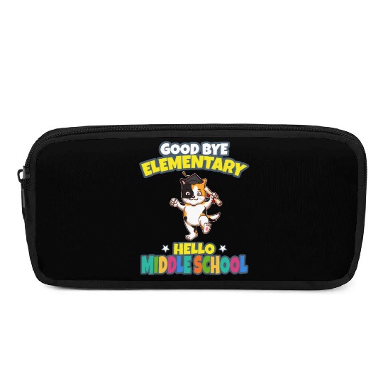 Good Bye Elementary Hello Middle School Graduation Pencil Cases