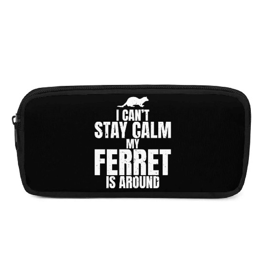 Pet Owner Ferret Make Me Happy Lifestyle Gift Idea Pencil Cases