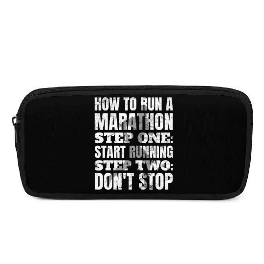 How To Run Marathon - Marathon Racer Pencil Cases