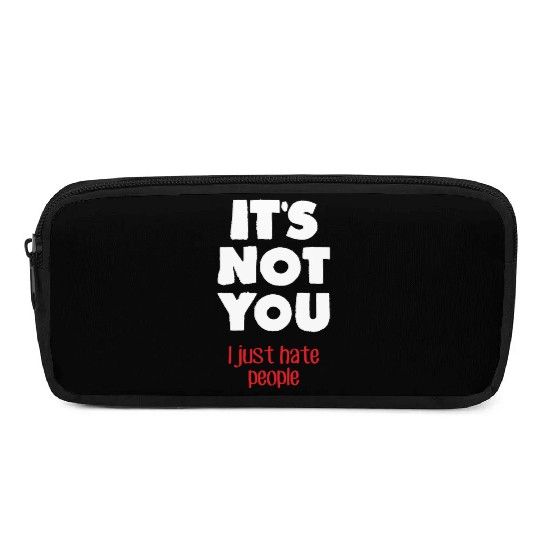 I hate people (dark) Pencil Cases
