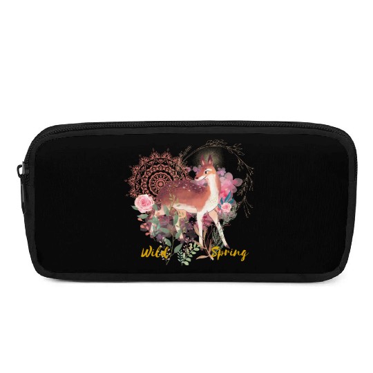 Sweet Deer In Wild Spring - 9 Pencil Cases