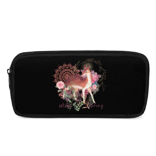Sweet Deer In Wild Spring - 12 Pencil Cases