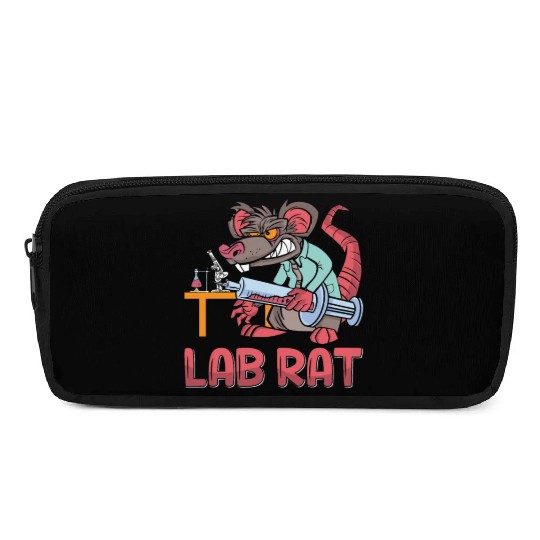 Lab Tech Lab Rat Laboratory Chemist Technician Pencil Cases