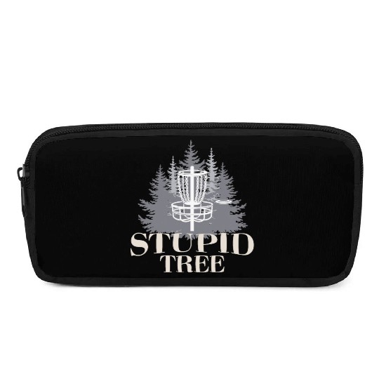 Stupid Tree Funny Disc Golf Product Pencil Cases