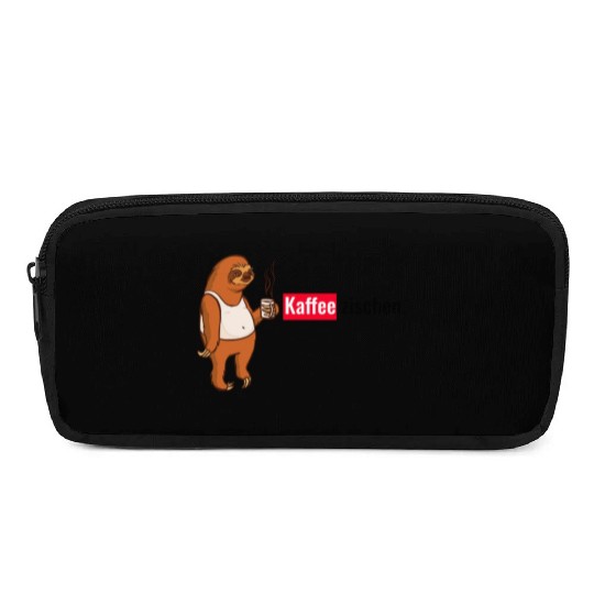 Sloth coffee Pencil Cases