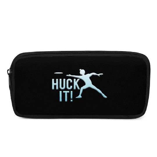 Huck It Pencil Cases Ultimate Frisbee Flying Disc Golf