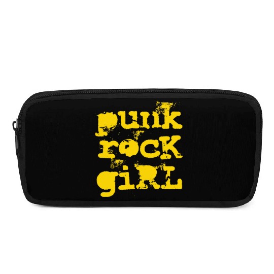 Punk Rock Girl Pencil Cases