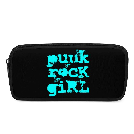 Punk Rock Girl Pencil Cases