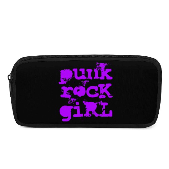 Punk Rock Girl Pencil Cases