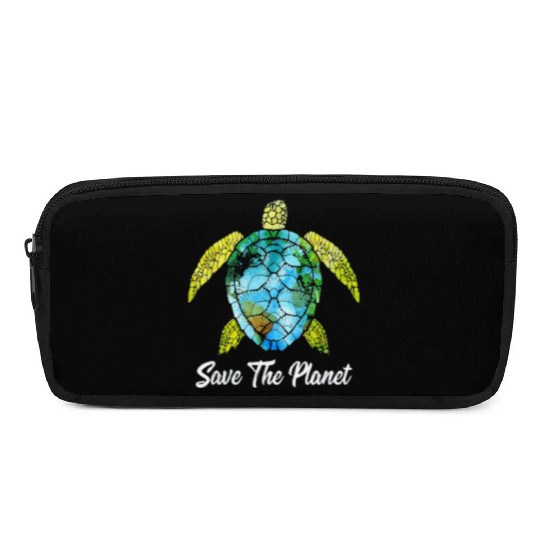 Save The Planet Earth Day Save Turtles Sea Life Pencil Cases