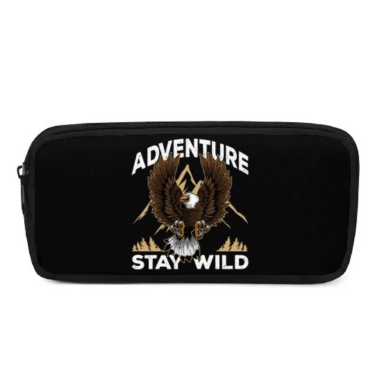 Adventure Lover Bald Eagle Natural Park Camping Pencil Cases