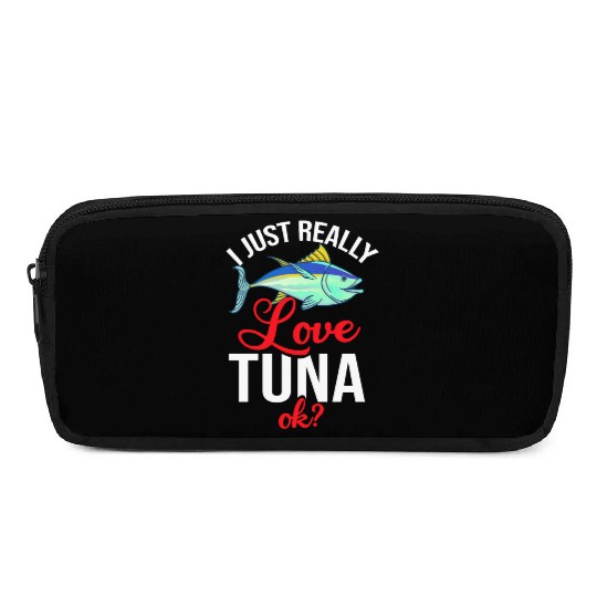 Red Tuna Fish Bluefin Fishing Salad Pencil Cases