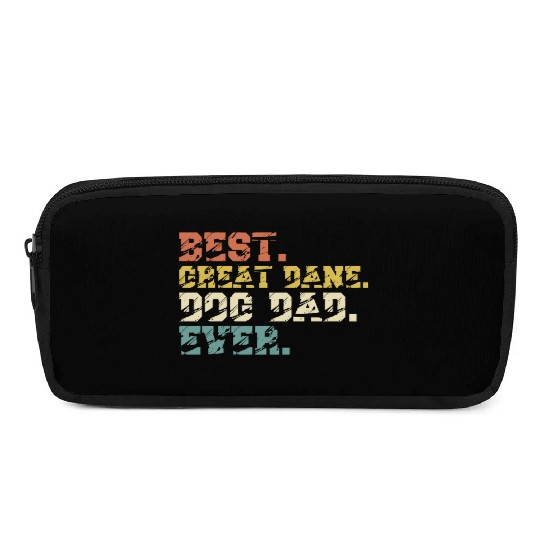 Best Great Dane Dog Dad Vintage Pencil Cases