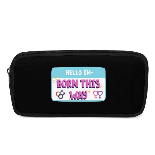 born this way transgender pride Pencil Cases