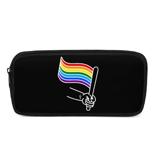 LGBT pride rainbow heart Pencil Cases