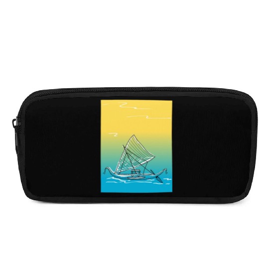 sailing canoe Pencil Cases
