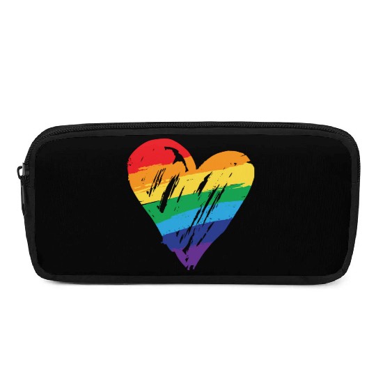 Rainbow Heart - LGBTIQ Gay Pride CSD Queer Pencil Cases