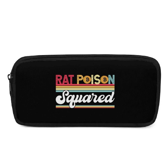 Rat Poison Squared Pencil Cases