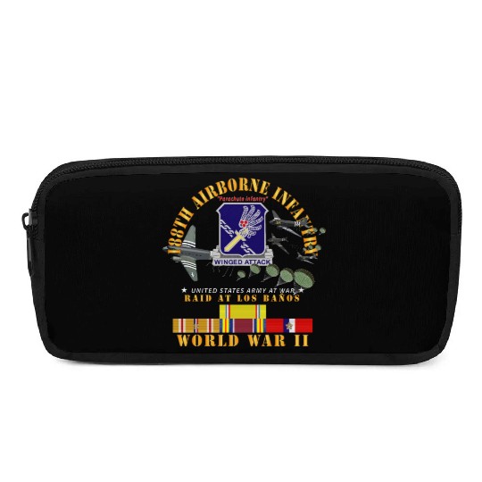 Army 188th Airborne Infantry Raid at Los Baños W J Pencil Cases
