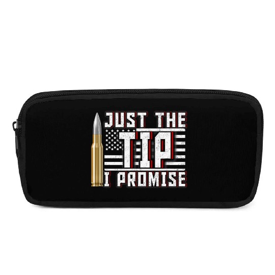 USA American Flag 4th July Bullet Stars Stripes Pencil Cases