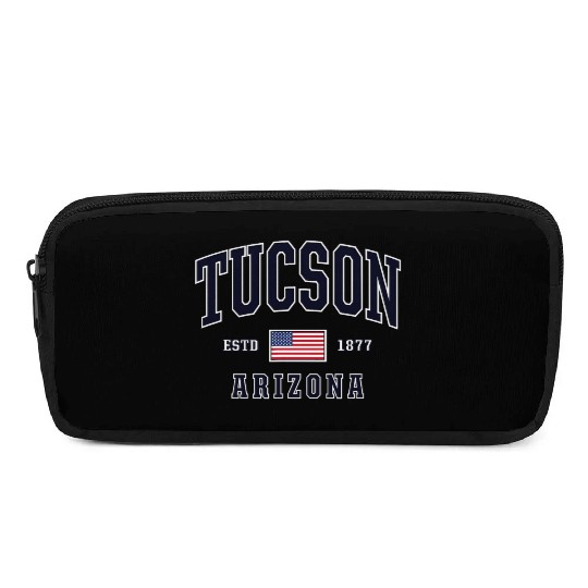 USA FLAG Stars Stripes Tucson Arizonna Pencil Cases