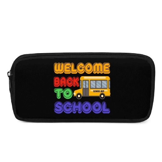 Welcome back to school bus Pencil Cases