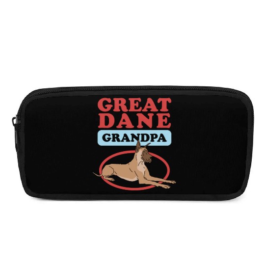 Great Dane Grandpa Dog Owner Great Danes Pencil Cases