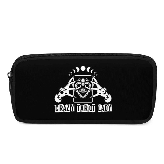 Divination Crazy Tarot Lady Crystal Ball Tarot Pencil Cases