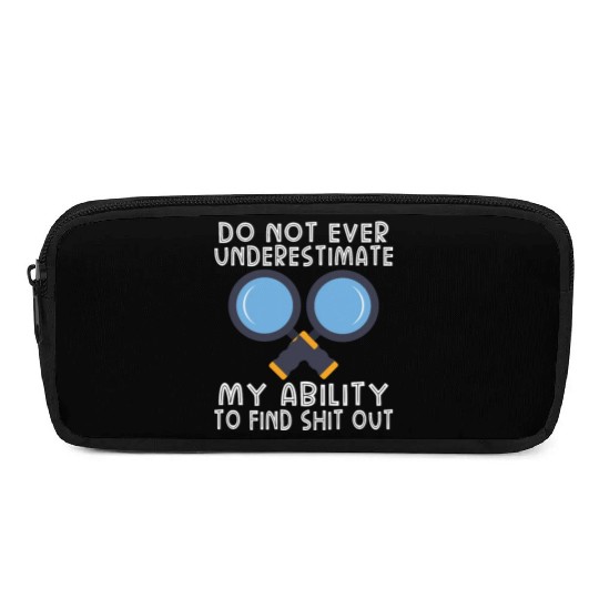 True Crime Murder Spy Crime Interest Gift Idea Pencil Cases
