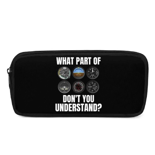 Funny Pilot Art Men Women Aviation Airline Pilot Pencil Cases