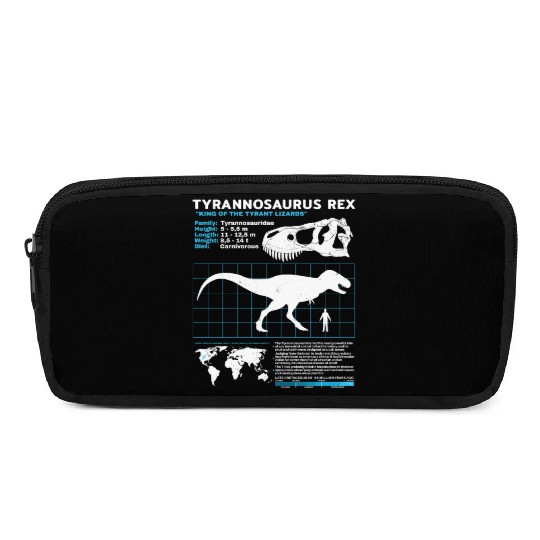 Tyrannosaurus Rex fact sheet Pencil Cases