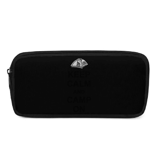 Keep Calm Camp On Pencil Cases