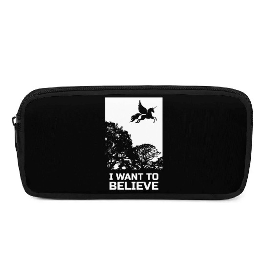 Unicorn I Want To Believe UAP Outfit Alien Ufo Pencil Cases