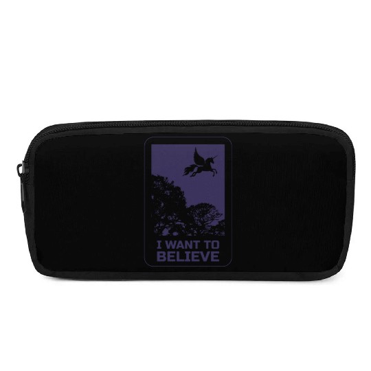 Unicorn "I Want To Believe" UAP Outfit Alien Ufo Pencil Cases