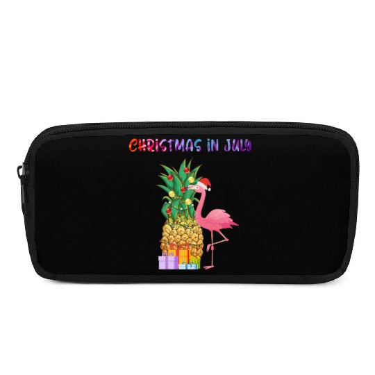Christmas In July Pineapple Xmas Tree Lights Pencil Cases