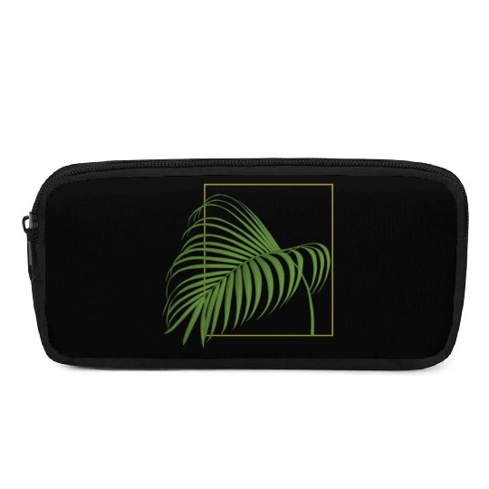 Tropical Leaves Pencil Cases