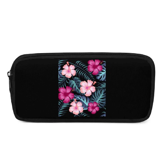 Tropical Leaves Pencil Cases