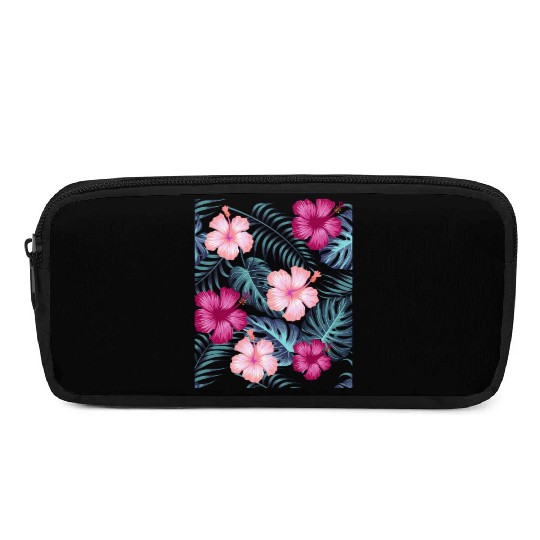 Tropical Leaves Pencil Cases