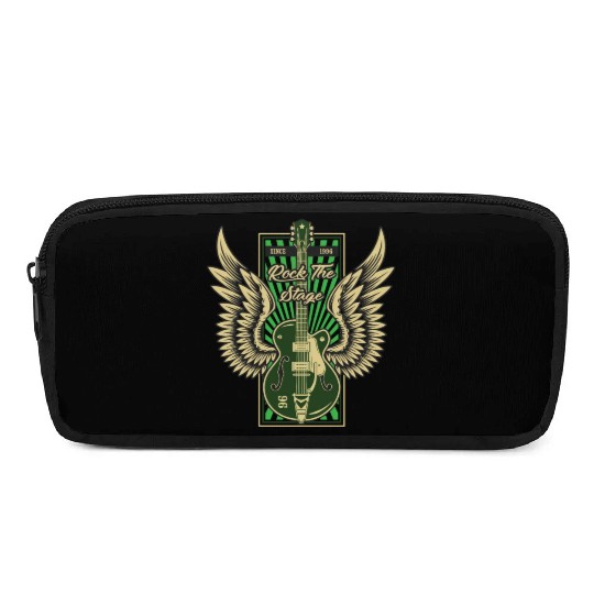 Rock And Roll Music Guitar Pencil Cases