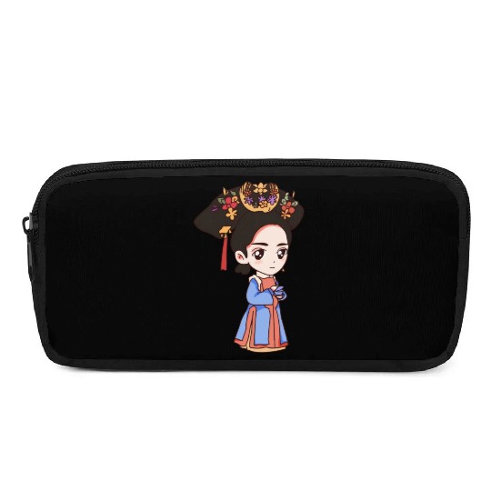 HAND PAINTED GIRL IMAGE Pencil Cases