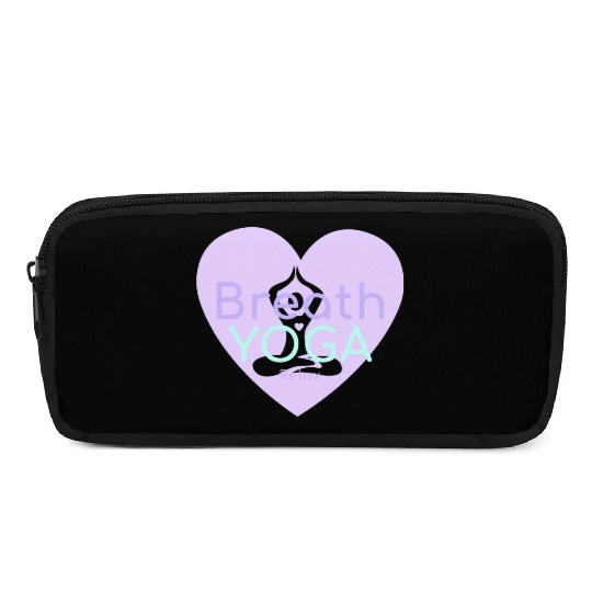Breath Yoga Relax | Yogi Pencil Cases with heart Namaste