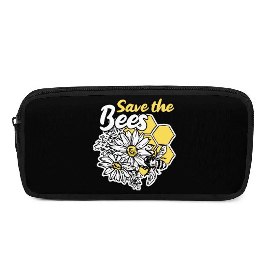 Save the bee honey bee gift idea environmental pro Pencil Cases
