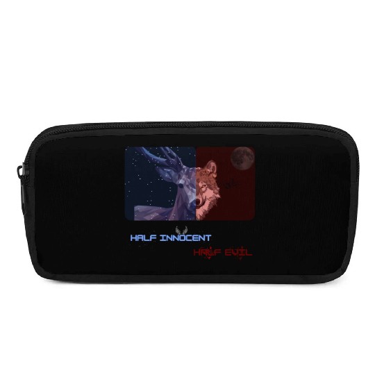 Half innocent, half devil Pencil Cases