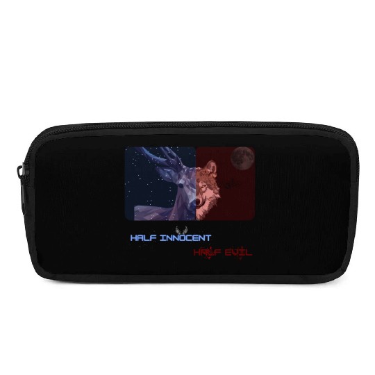 Half innocent, half devil Pencil Cases